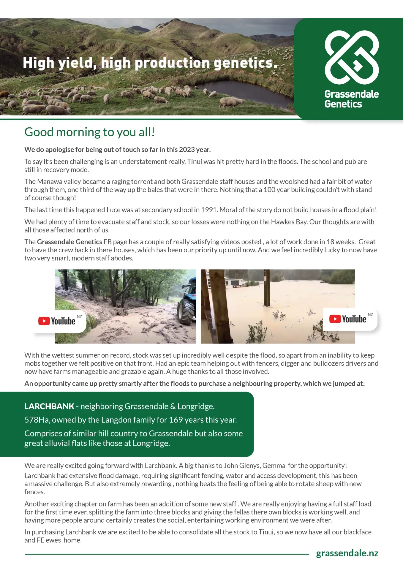 Grassendale Newsletter September 2023
